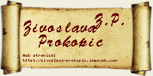 Živoslava Prokopić vizit kartica
